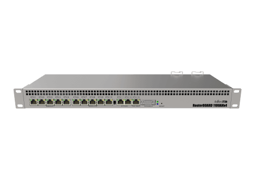 MikroTik 13-Port Gigabit Ethernet 1U Rackmount Router | RB1100AHX4