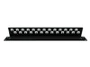 Switchcom Distribution 19-inch Rack Mount Brush Panel | CAB-BP-S