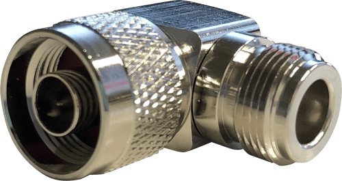 Switchcom Distribution 90 Degree Ntype Male to Female Jack | NTYPE-F2F-90