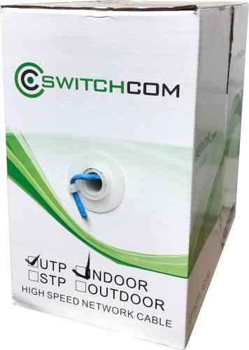Switchcom Distribution CAT6 - UTP Indoor Colour Cable | C6-UTP-100
