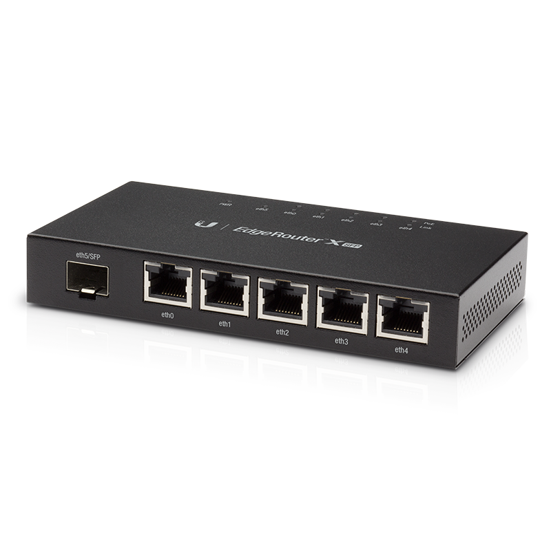 Ubiquiti 5-Port EdgeRouterX SFP Gigabit Router with PoE and SFP | ER‑X‑SFP