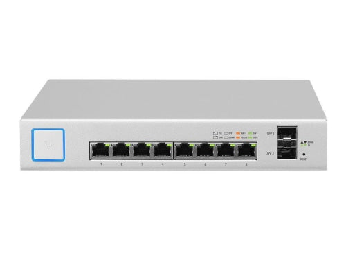 Ubiquiti 8-Port UniFi 150W Managed PoE+ Gigabit Switch with SFP