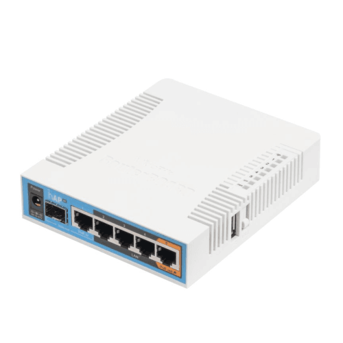 MikroTik hAP ac Dual Band 5 Port Gigabit 1SFP WiFi Router | RB962UiGS-5HacT2HnT