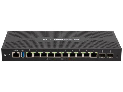 Ubiquiti EdgeRouter 10 Gigabit PoE Ports 2SFP Uplinks | ER-12P