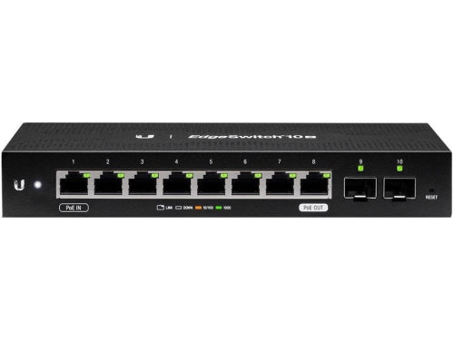 Ubiquiti EdgeSwitchX 8 Port Gigabit Ethernet + 2 SFP | ES-10X