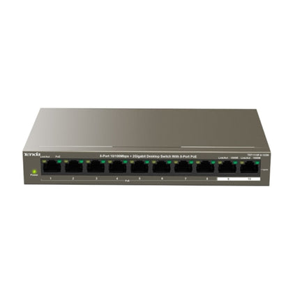 10 Port 10/100 Switch + 8 POE Switch | TEF1110P-8-102W