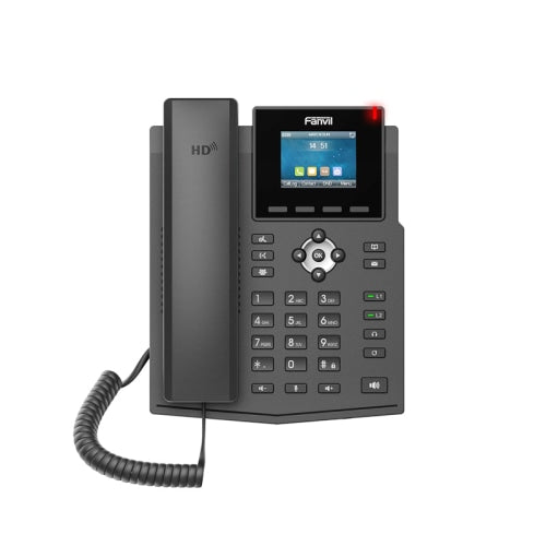 4SIP Colour Screen VoIP Phone with POE | FAN-X3SP-PRO