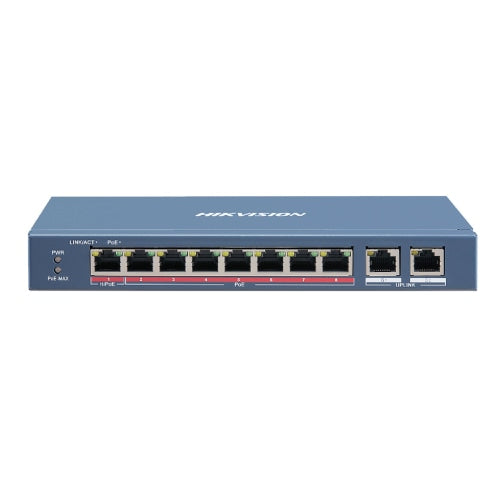 8 Port Unmanaged PoE Switch - DS-3E010HP-E - Available at Switchcom ...
