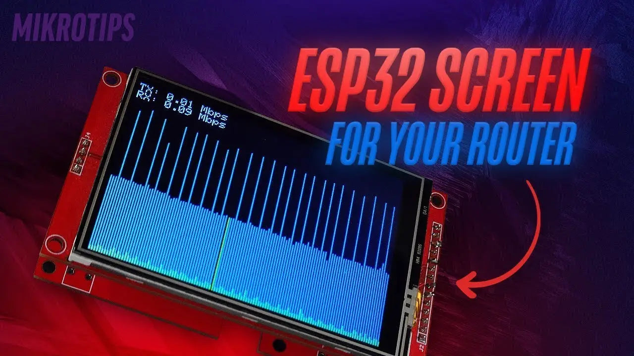Discover how to use a REST API and ESP32 to monitor your network like a pro with MikroTik!