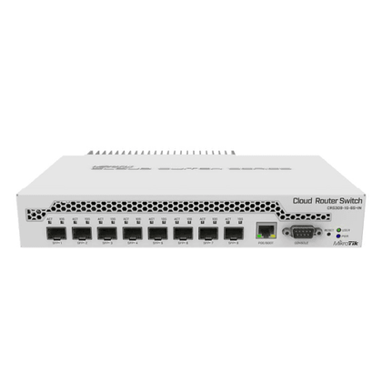 MikroTik Cloud Router Switch 8 Port SFP+ with PoE Input | CRS309-1G-8S+IN