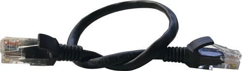 Switchcom Distribution 0.25m UTP Cat6 Black Flylead | FL-C6-0.25-B
