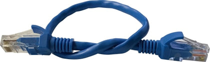 Switchcom Distribution Flylead - CAT6 - 0.25m - Blue | FL-C6-0.25-BL