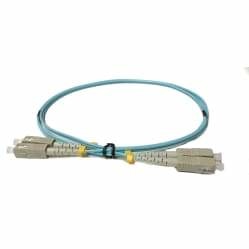 Switchcom Distribution SC-DX Multi Mode OM3 1m Fibre Patch Cord |F-PC-MMOM3-SC-1
