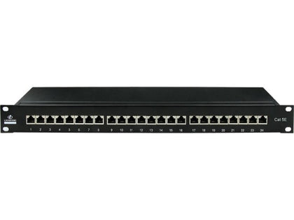 24 Port Shielded Rack Mount Patch Panel