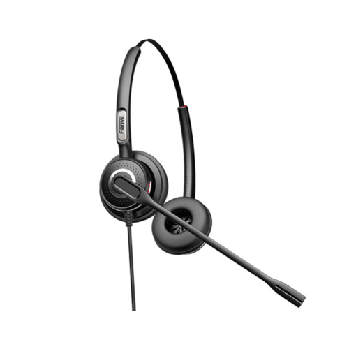Fanvil RJ9 Binaural On-Ear headset + Mic | FAN-HT202