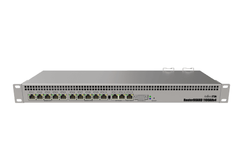 MikroTik 13-Port Gigabit Ethernet 1U Rackmount Router | RB1100x4