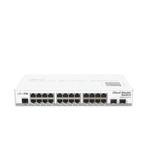 MikroTik 24x Gigabit Ethernet Smart Switch | CRS226-24G-2S+RM