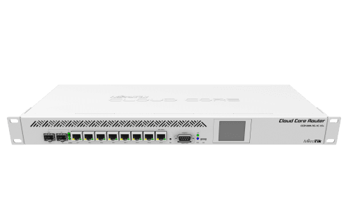 MikroTik 7-Port 1U Rackmount Cloud Core Router | CCR1009-7G-1C-1S+