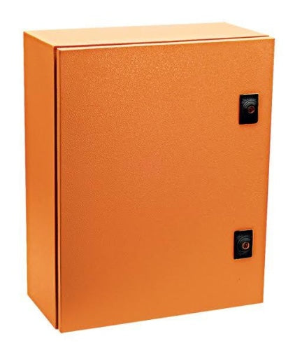 Orange Steel Enclosure 300x250x200 IP65