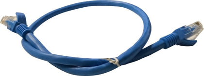 Switchcom Distribution 0.5m UTP Cat5e Blue Flylead