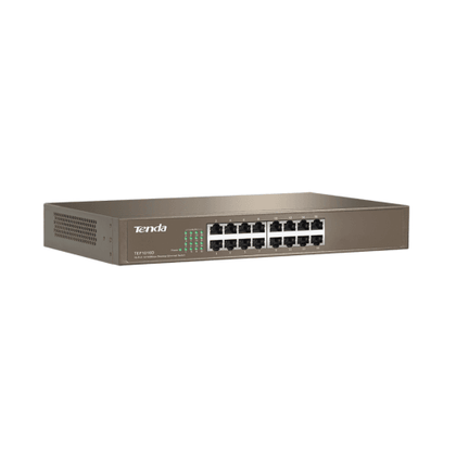 Tenda 16-Port Fast Ethernet Desktop/Rackmount Switch | TEF1016D
