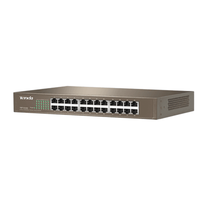 Tenda 24 Port Fast Ethernet Rack Mount Switch | TEF1024D