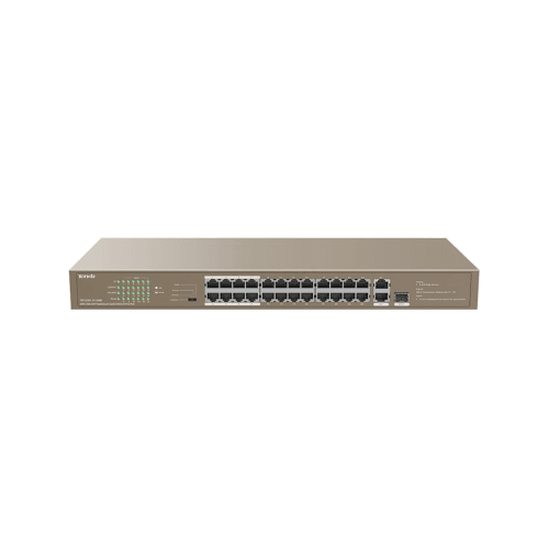 Tenda 24-Port PoE Switch 250W | TEF1126P-24-250W