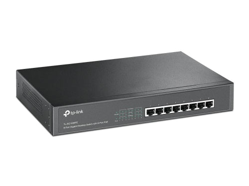 TP-Link 8-Port PoE+ Gigabit Rackmount Switch | TL-SG1008PE