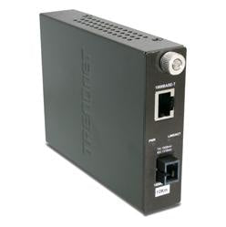 TRENDnet 1000Base-T to 1000Base-LX Single Mode SC Fiber Converter | TFC-1000S10D5