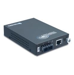 TRENDnet 1000Base-T to 1000Base-LX Single-Mode SC Fiber Converter | TFC-1000S20