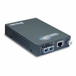 TRENDnet 1000Base-T to 1000Base-SX Multi-Mode SC Fiber Converter | TFC-1000MSC