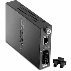 TRENDnet 100Base-TX to 100Base-FX Single Mode SC Fiber Converter | TFC-110S15