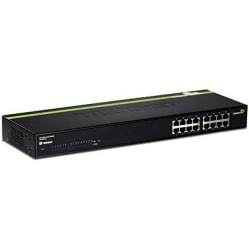 TRENDnet 16-Port 10/100Mbps GREENnet Switch | TE100-S16g