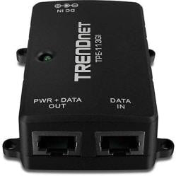 TRENDnet 48V 0.5A Gigabit PoE Injector | TPE-113GI