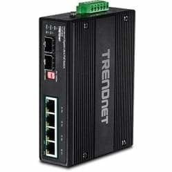 TRENDnet 6-Port Gigabit Ultra PoE DIN-Rail Switch | TI-UPG62