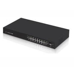 Ubiquiti 16-Port EdgeSwitch Managed PoE+ Gigabit Switch with SFP | ES‑16‑150W