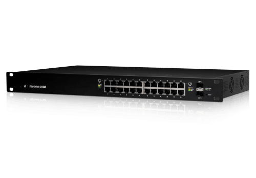 Ubiquiti 24-Port EdgeSwitch Managed PoE+ Gigabit Switch with SFP | ES‑24‑250W