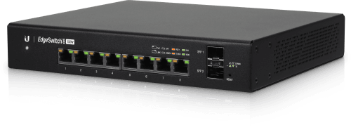 Ubiquiti 8-Port EdgeSwitch Managed PoE+ Gigabit Switch with SFP | ES‑8‑150W