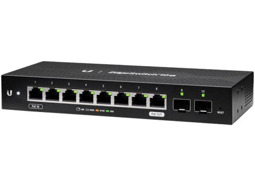 Ubiquiti EdgeSwitchX 8 Port Gigabit Ethernet + 2 SFP | ES-10X
